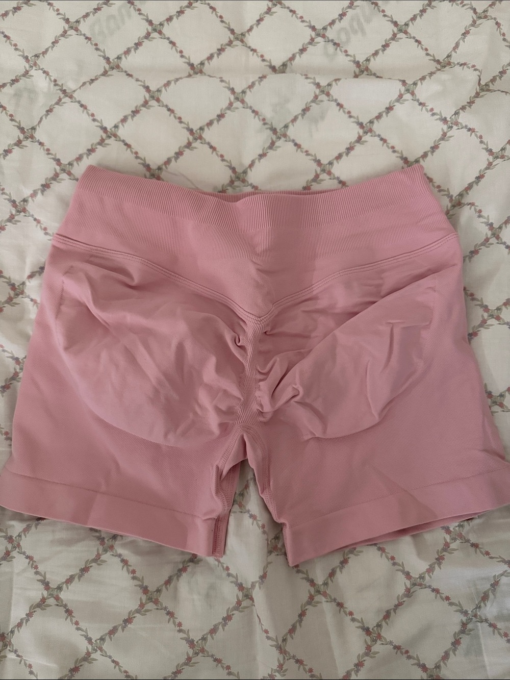 High-Waist Pink Women’s Sculpting Shorts